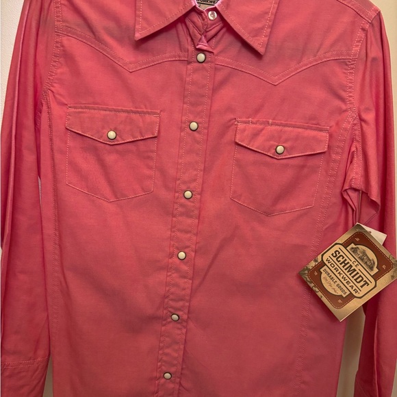 Women’s button/snap down. Pink. Size smalll. New with tags. - Picture 3 of 4